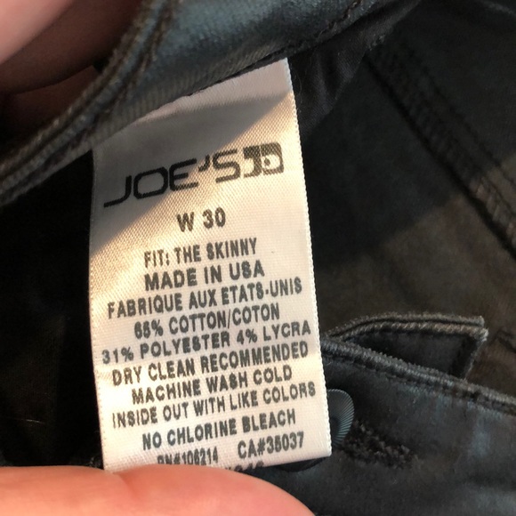Joe’s Jeans Black Moto Jeans - Picture 3 of 5
